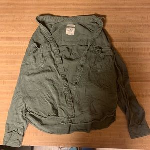 American Eagle’s Boyfriend fit button down shirt